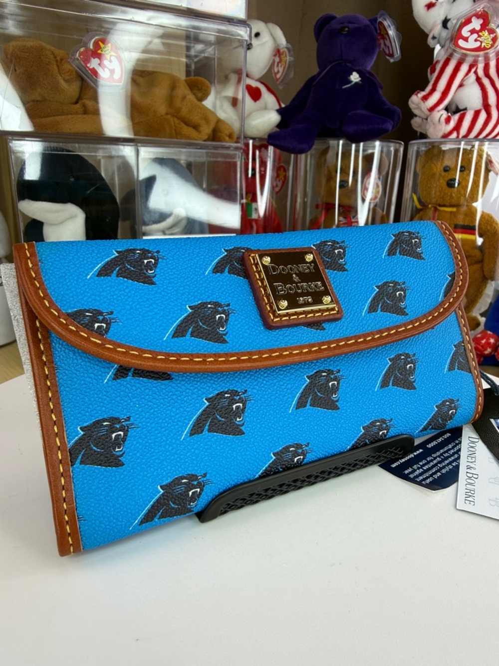 π₯NWT DOONEY & BOURKE - NFL Carolina Panthers Continental Clutch Wallet - S0809 - Picture 5 of 17